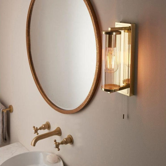 Ruby Hazel Wall Light - Brushed Brass - RUBY106311 - Envy Bathrooms Ltd