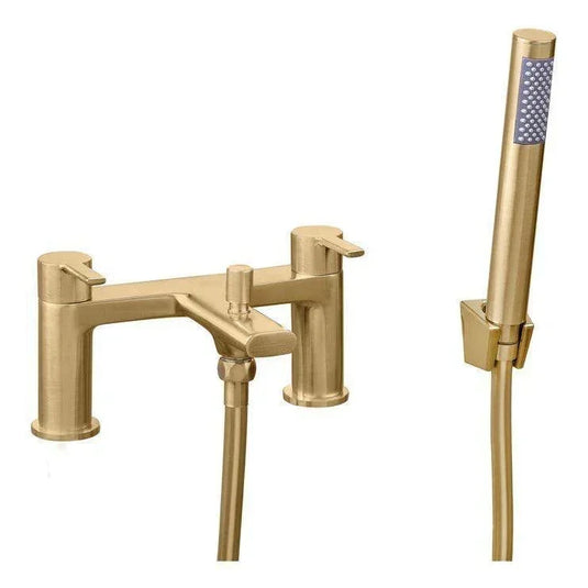 Ruby King Bath/Shower Mixer - Brushed Brass - RUBY108101 - Envy Bathrooms Ltd