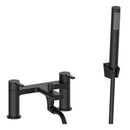Ruby King Bath/Shower Mixer - Matt Black - RUBY108097 - Envy Bathrooms Ltd