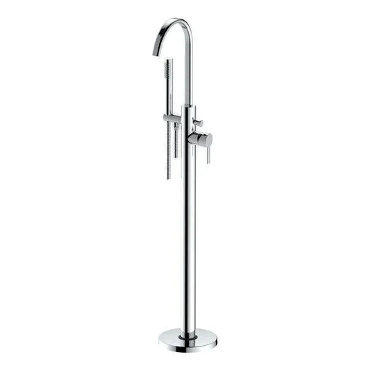 Ruby King Floor Standing Bath/Shower Mixer - Chrome - RUBY108094 - Envy Bathrooms Ltd