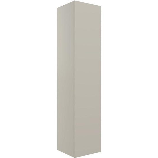 Ruby Kobe 350mm Wall Hung 1 Door Tall Unit - Matt Latte - RUBY104077 - Envy Bathrooms Ltd