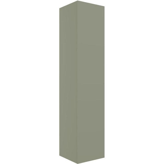 Ruby Kobe 350mm Wall Hung 1 Door Tall Unit - Matt Olive Green - RUBY106970 - Envy Bathrooms Ltd