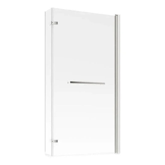 Ruby L Shape Bath Screen - Chrome - RUBY3773 - Envy Bathrooms Ltd