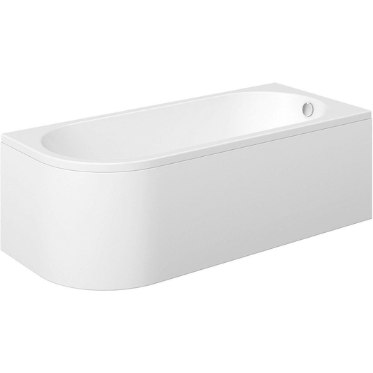 Ruby Levi J Shape 1500x725x600mm 0TH Bath w/Legs (RH) - RUBY105666 - Envy Bathrooms Ltd