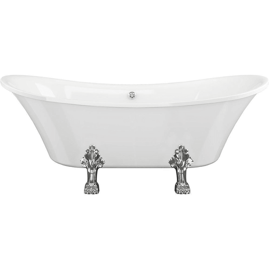 Ruby Lilo Freestanding 1760x710x775mm 0TH Bath w/Feet - RUBY102817 - Envy Bathrooms Ltd
