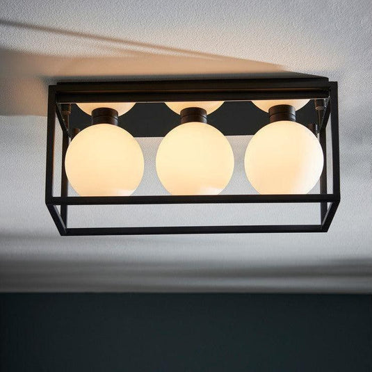 Ruby Lulu Ceiling Light - Matt Black - RUBY106316 - Envy Bathrooms Ltd