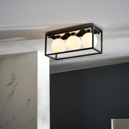 Ruby Lulu Ceiling Light - Matt Black - RUBY106316 - Envy Bathrooms Ltd