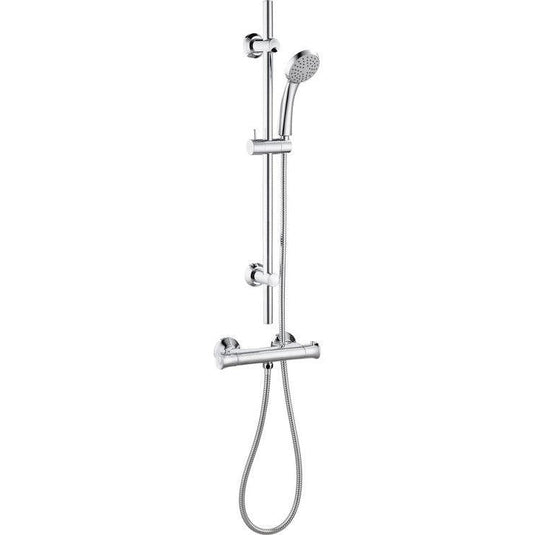 Ruby Mila Thermostatic Bar Mixer Shower - Chrome - RUBY105827 - Envy Bathrooms Ltd