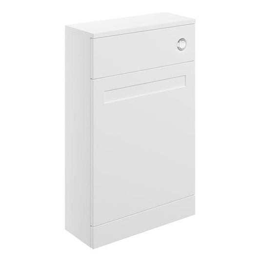 Ruby Mocha 500mm Floor Standing WC Unit - Matt White - RUBY108523 - Envy Bathrooms Ltd