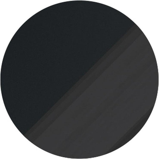 Ruby Paisley 605mm Wall Hung 2 Drawer Basin Unit & Co-ordinating Basin - Matt Black & Glass - RUBY106879 - Envy Bathrooms Ltd