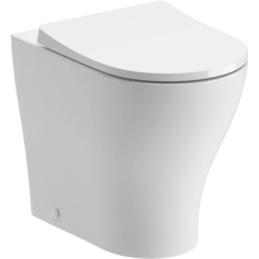 Ruby Piper Rimless Back To Wall WC & Soft Close Seat - RUBY106141 - Envy Bathrooms Ltd