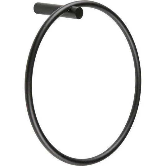 Ruby Remi Towel Ring - Black - RUBY101682 - Envy Bathrooms Ltd