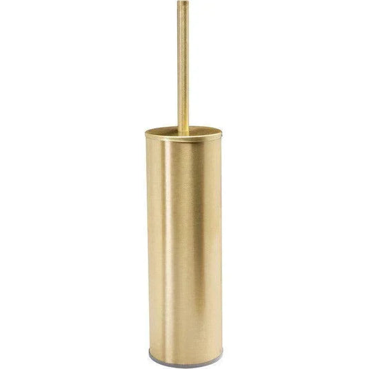Ruby Remi Wall Mounted Toilet Brush Holder - Brushed Brass - RUBY105485 - Envy Bathrooms Ltd