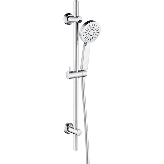 Ruby Round Premium Slider Rail Kit & 3 Mode Handset - Chrome - RUBY105852 - Envy Bathrooms Ltd