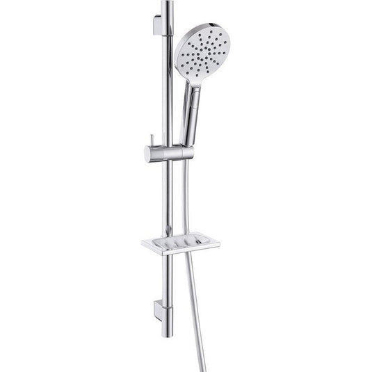 Ruby Round Push Button Shower Kit - Chrome - RUBY105851 - Envy Bathrooms Ltd