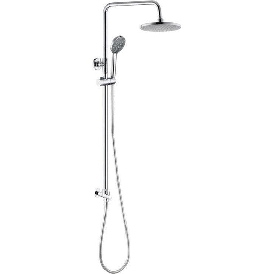 Ruby Round Shower Kit w/Overhead & Handset - Chrome - RUBY105588 - Envy Bathrooms Ltd