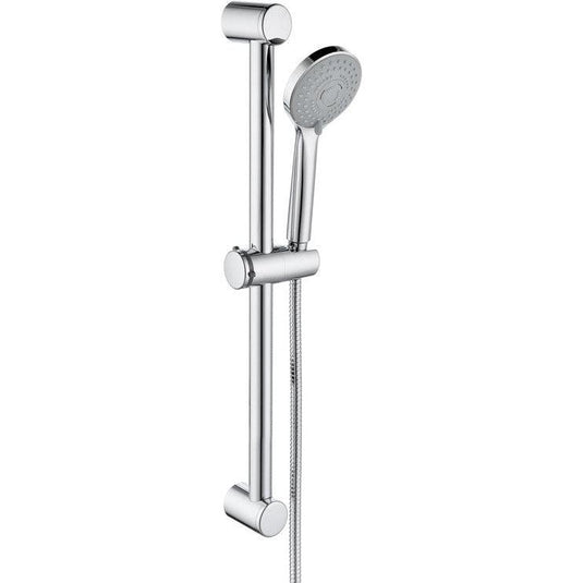 Ruby Round Slider Rail Kit & 3 Mode Handset - Chrome - RUBY105856 - Envy Bathrooms Ltd