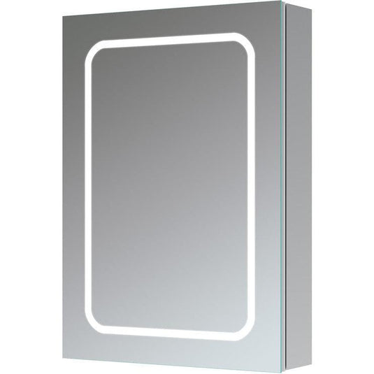 Ruby Roxie 500mm 1 Door Front-Lit LED Mirror Cabinet - RUBY106295 - Envy Bathrooms Ltd