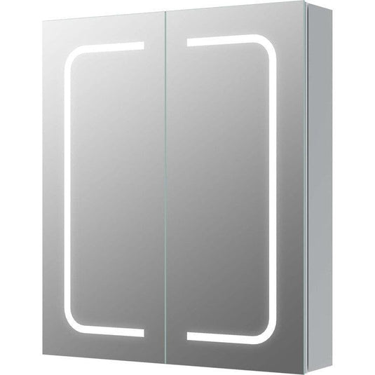 Ruby Roxie 600mm 2 Door Front-Lit LED Mirror Cabinet - RUBY106296 - Envy Bathrooms Ltd
