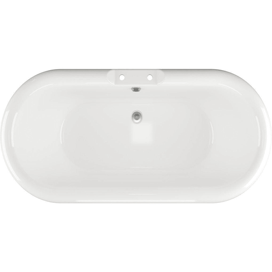 Ruby Rudy Freestanding 1690x740x620mm 2TH Bath w/Feet - Black - RUBY102816 - Envy Bathrooms Ltd