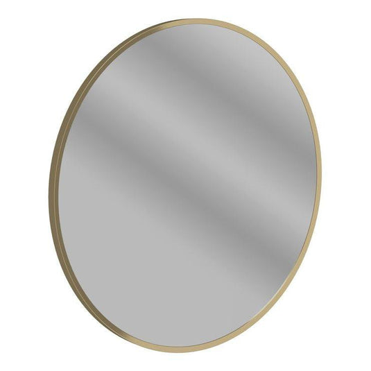 Ruby Sadie 600mm Round Mirror - Brushed Bronze - RUBY109004 - Envy Bathrooms Ltd