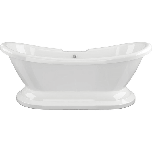 Ruby Sadie Freestanding 1760x700x720mm 2TH Bath w/Base - White - RUBY102809 - Envy Bathrooms Ltd