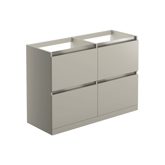 Ruby Sasha 1200mm Floor Standing Basin Unit Run (No Top) - Latte - RUBY101558 - Envy Bathrooms Ltd