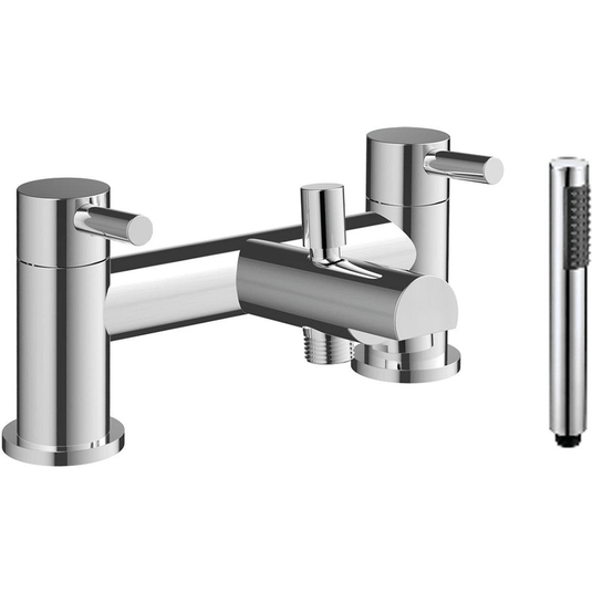 Ruby Shadow Bath/Shower Mixer & Bracket - Chrome - RUBY105771 - Envy Bathrooms Ltd