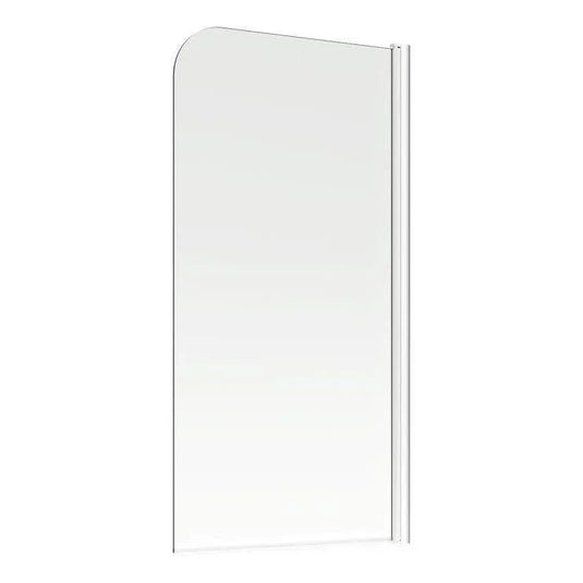 Ruby Single Curved Bath Screen - Chrome - RUBY3771 - Envy Bathrooms Ltd