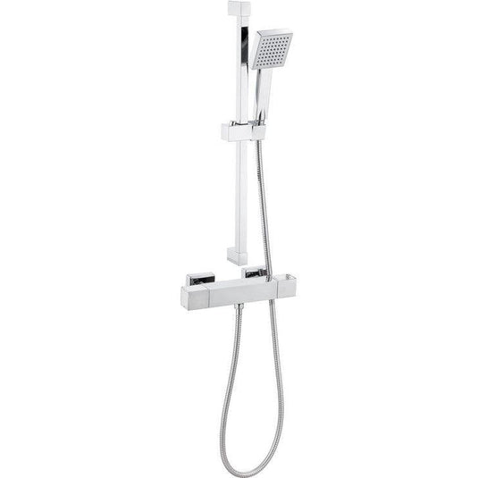 Ruby Theo Cool-Touch Thermostatic Bar Mixer Shower - Chrome - RUBY105826 - Envy Bathrooms Ltd