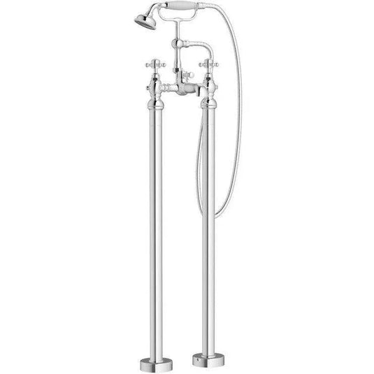 Ruby Thor Floor Standing Bath/Shower Mixer & Shower Kit - Chrome - RUBY105780 - Envy Bathrooms Ltd