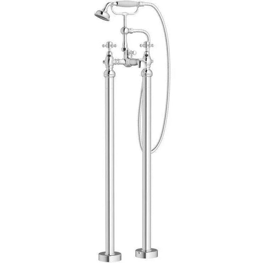 Ruby Thor Floor Standing Bath/Shower Mixer & Shower Kit - Chrome - RUBY105780 - Envy Bathrooms Ltd