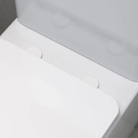 Ruby Toilet Seat Cover Caps - White - RUBY106335 - Envy Bathrooms Ltd