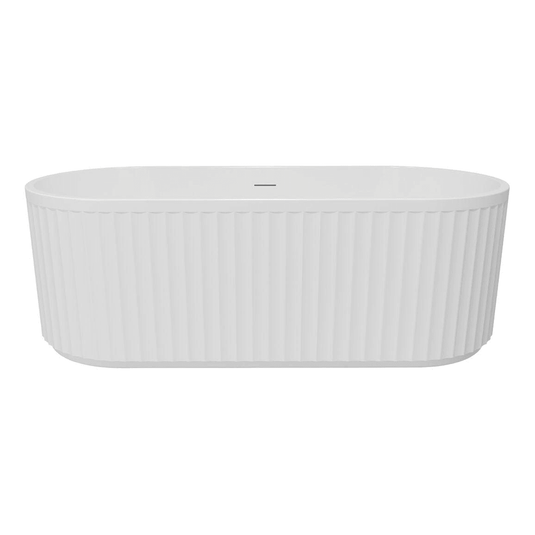 Ruby Walter Fluted Freestanding 1700x750x570mm 0TH Bath - RUBY108532 - Envy Bathrooms Ltd