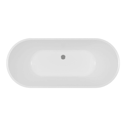 Ruby Walter Fluted Freestanding 1700x750x570mm 0TH Bath - RUBY108532 - Envy Bathrooms Ltd