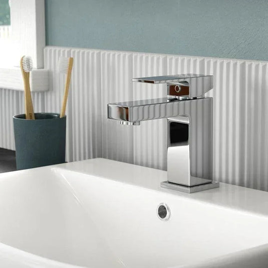 Ruby Zeus Basin Mixer & Waste - Chrome - RUBY105772 - Envy Bathrooms Ltd