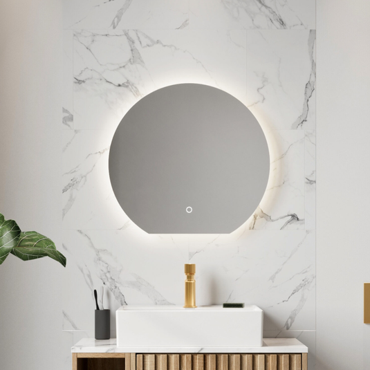Scudo Alba LED Mirror 600 x 560mm | MIRROR024 - Envy Bathrooms Ltd