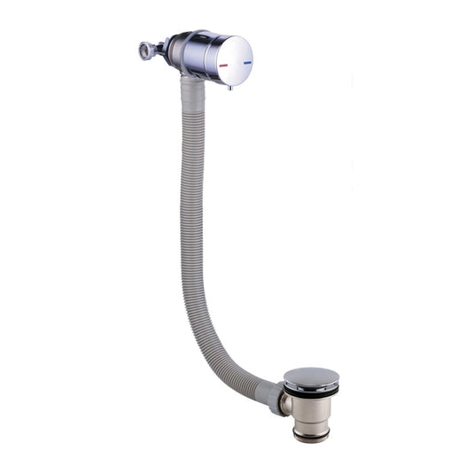Scudo Chrome Bath Filler and Overflow with Click Clack Waste | WASTE102 - Envy Bathrooms Ltd