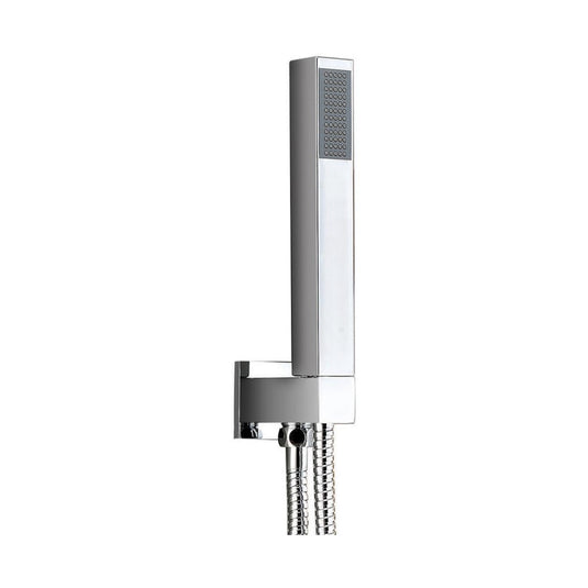 Scudo Chrome Square Shower Outlet Hose And Head | OUTHOLDER001 - Envy Bathrooms Ltd