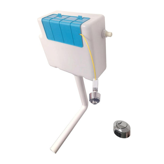 Scudo Concealed Cistern with Side Inlet White | CISTERN002W - Envy Bathrooms Ltd