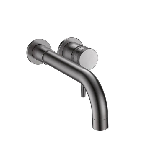 Scudo Core 200mm Cloakroom Brass Spout - Gun Metal - NU-053 - Envy Bathrooms Ltd