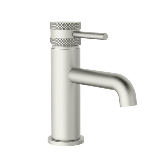 Scudo Core Brushed Nickel Mono Basin Mixer Tap | NU-159 - Envy Bathrooms Ltd