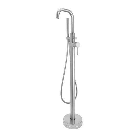 Scudo Core Chrome Freestanding Bath Shower Mixer Tap | NU-016 - Envy Bathrooms Ltd