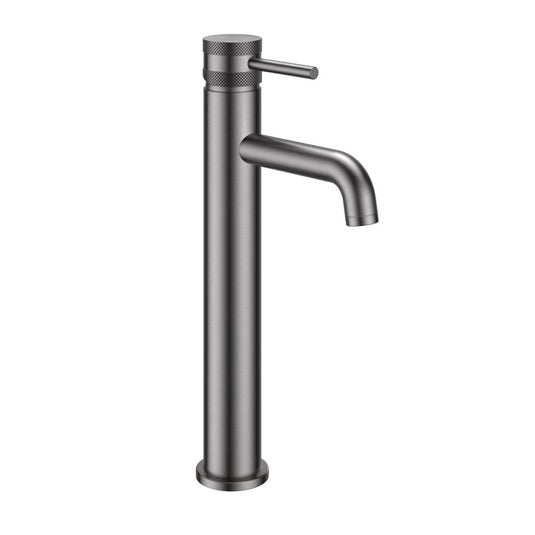 Scudo Core Gunmetal Tall Mono Basin Mixer Tap | NU-032 - Envy Bathrooms Ltd
