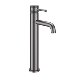 Scudo Core Gunmetal Tall Mono Basin Mixer Tap | NU-032 - Envy Bathrooms Ltd