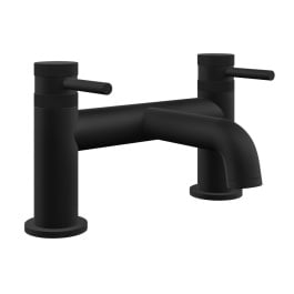 Scudo Core Matt Black Bath Filler Tap | NU-008 - Envy Bathrooms Ltd