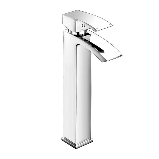 Scudo Descent Tall Mono Basin Mixer Tap Chrome | TAP252L - Envy Bathrooms Ltd