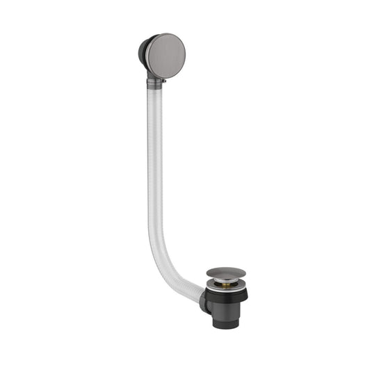 Scudo Gunmetal Click Clack Waste and Overflow | WASTE111GM - Envy Bathrooms Ltd