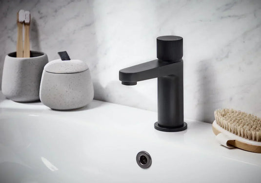 Scudo Koko Mono Basin Tap - Black - KO-002 - Envy Bathrooms Ltd