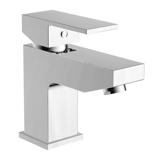 Scudo Lanza Chrome Mono Basin Mixer Tap with Waste | TAP141 - Envy Bathrooms Ltd